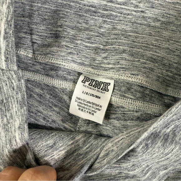 Pink Victoria Secret Womens Leggings Large Gray Activewear Gym - Picture 7 of 9